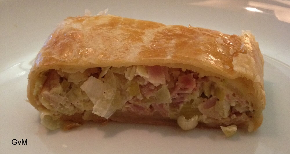 Schinken Lauch Strudel - Gudrun von Mödling