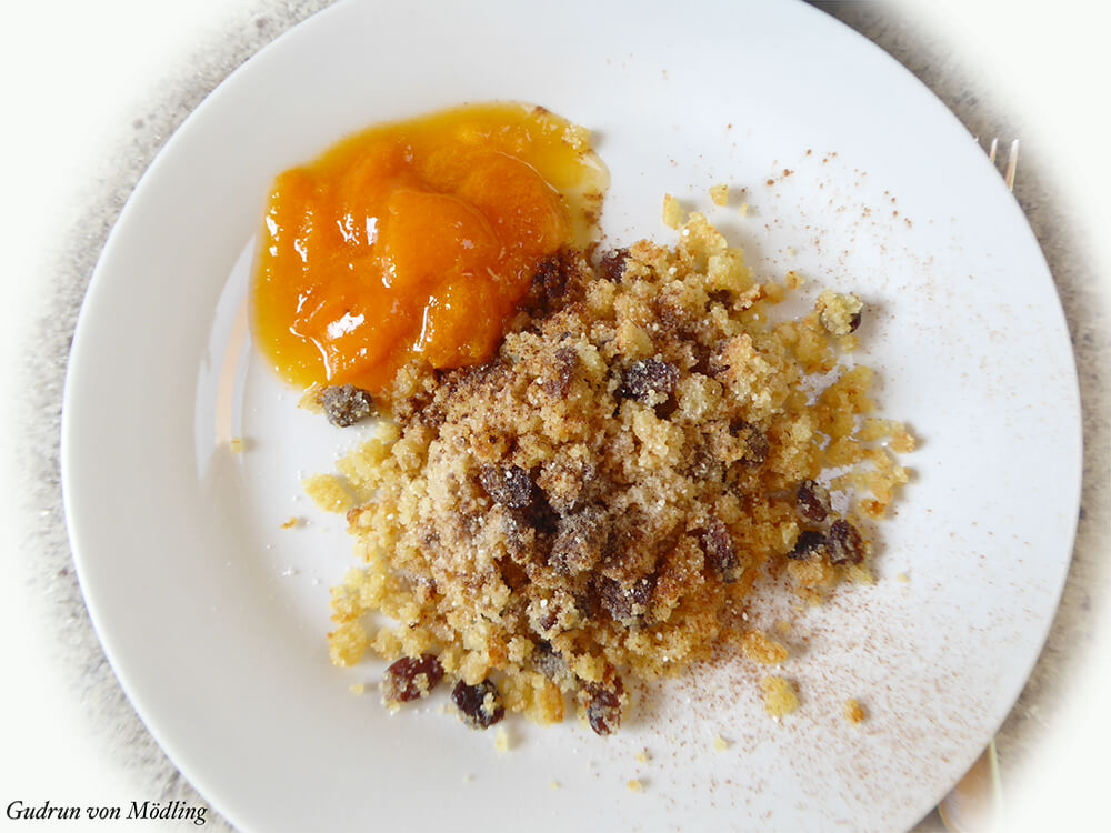 Grießschmarren à la Mama mit Marillenröster – Gudrun von Mödling