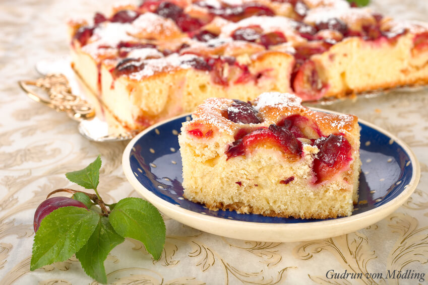 Österreichischer  ?Obstfleck? oder Zwetschken Blechkuchen