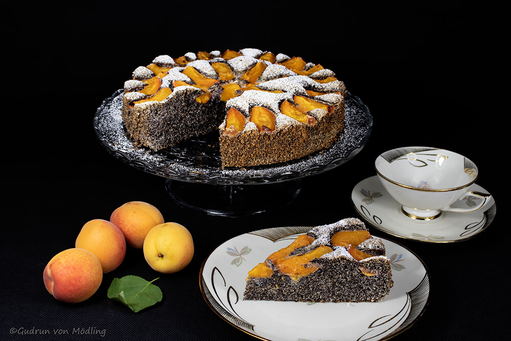 Mohn-Marillen-Kuchen – Gudrun von Mödling