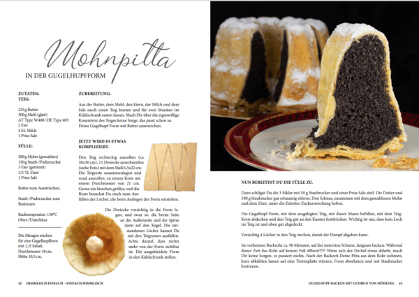 Buch Nr. 3: “Himmlisch einfach – einfach himmlisch” – Gugelhupf backen mit Gudrun von Mödling